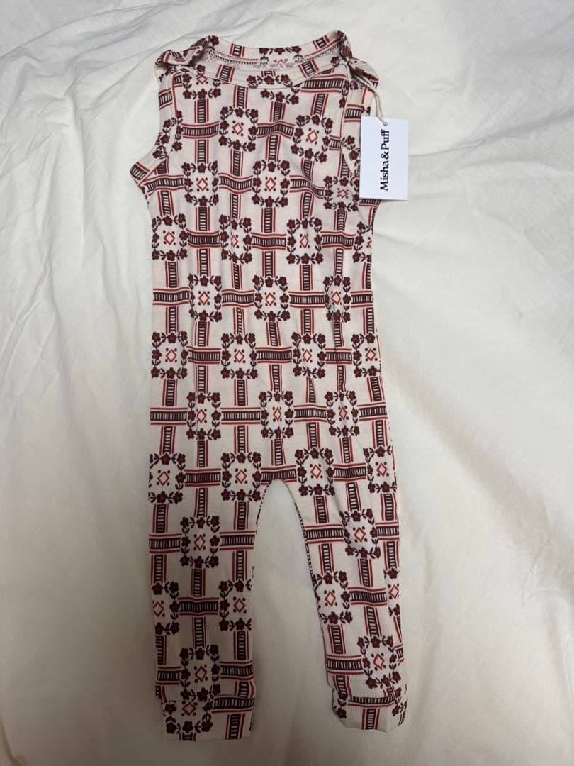 misha&puff Baby Snap Overall 花鉄MTO/ 3-6m