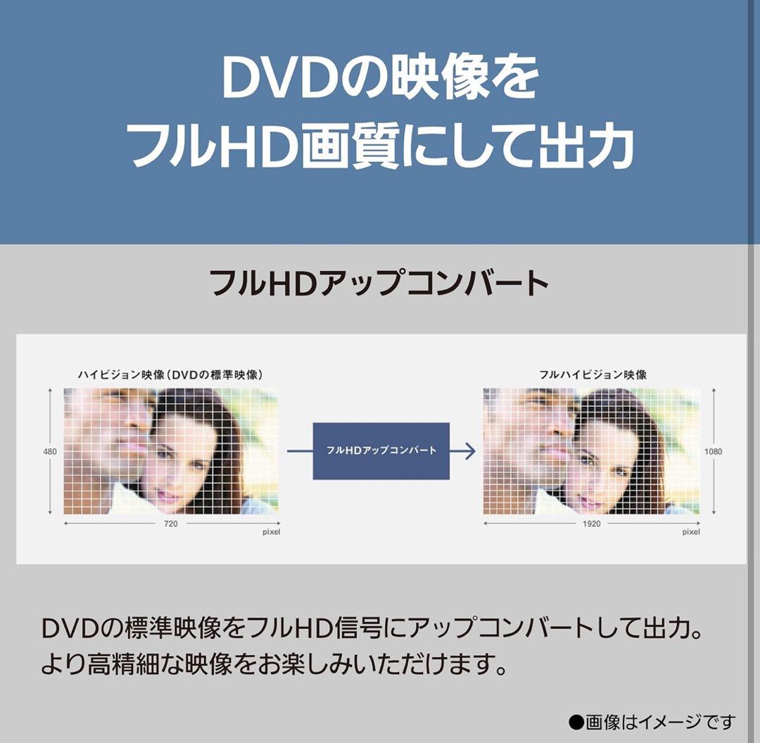 パナソニック ブルーレイプレーヤー フルHDアップコンバート対応 ブラック