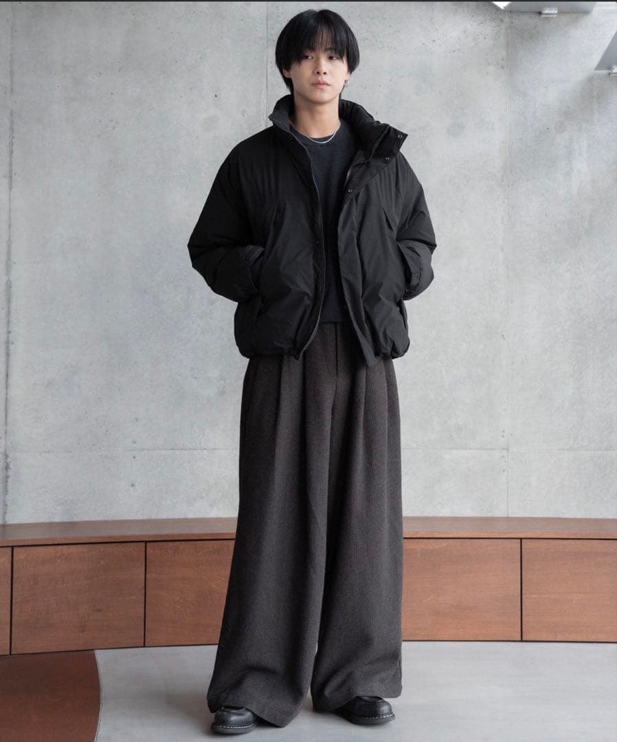 【SINSS】 ショートパフジャケット Lサイズ