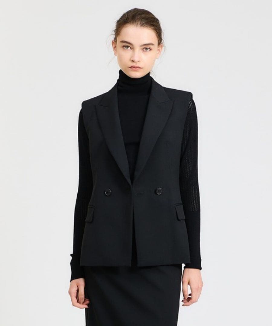 超美品　ESTNATIONロングベスト・ジレ