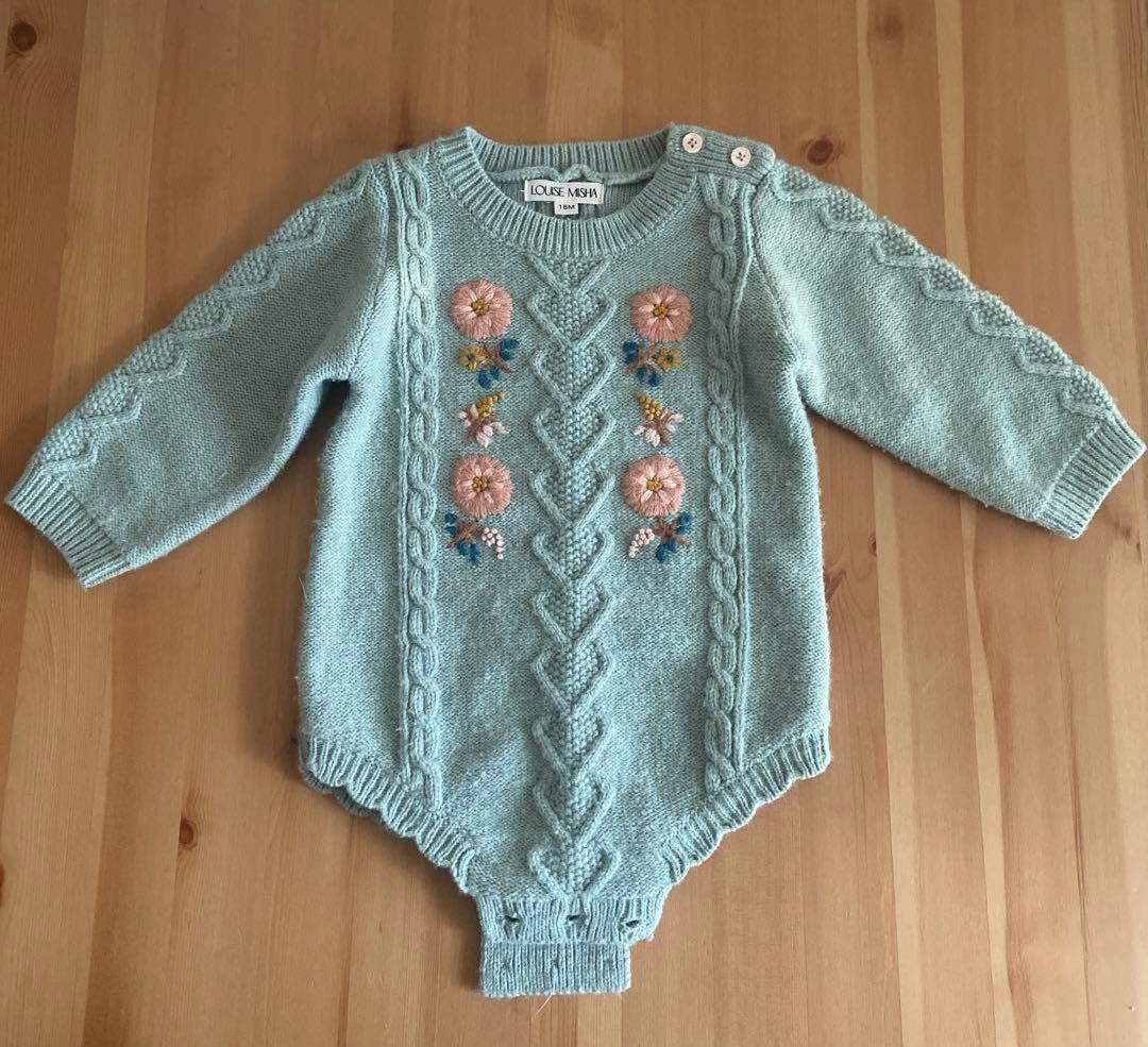 Louise Misha ルイーズミーシャ　ニットロンパース18M
