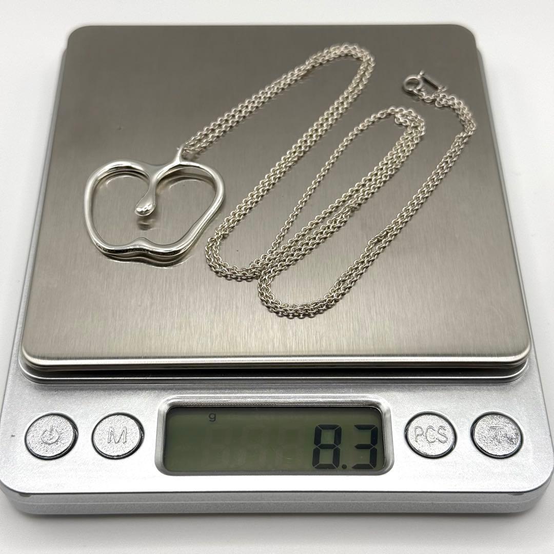 お買い得★希少 ティファニー アップル ラージ ネックレス シルバー ビッグ