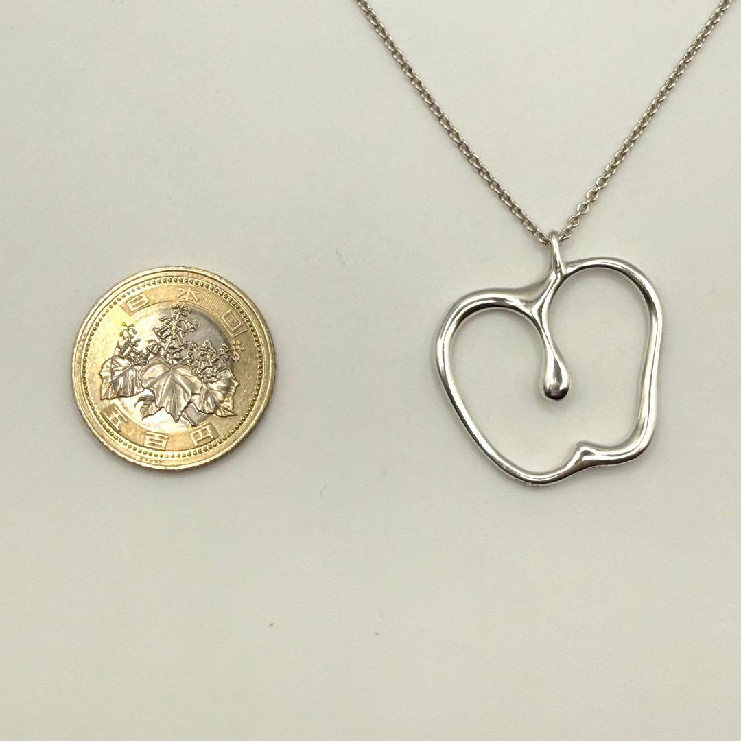 お買い得★希少 ティファニー アップル ラージ ネックレス シルバー ビッグ