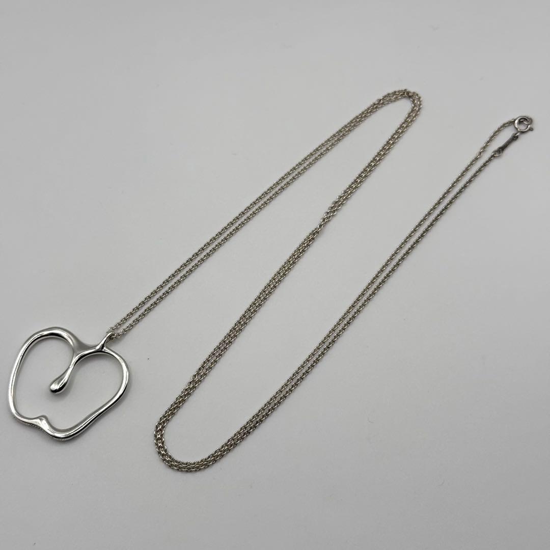 お買い得★希少 ティファニー アップル ラージ ネックレス シルバー ビッグ