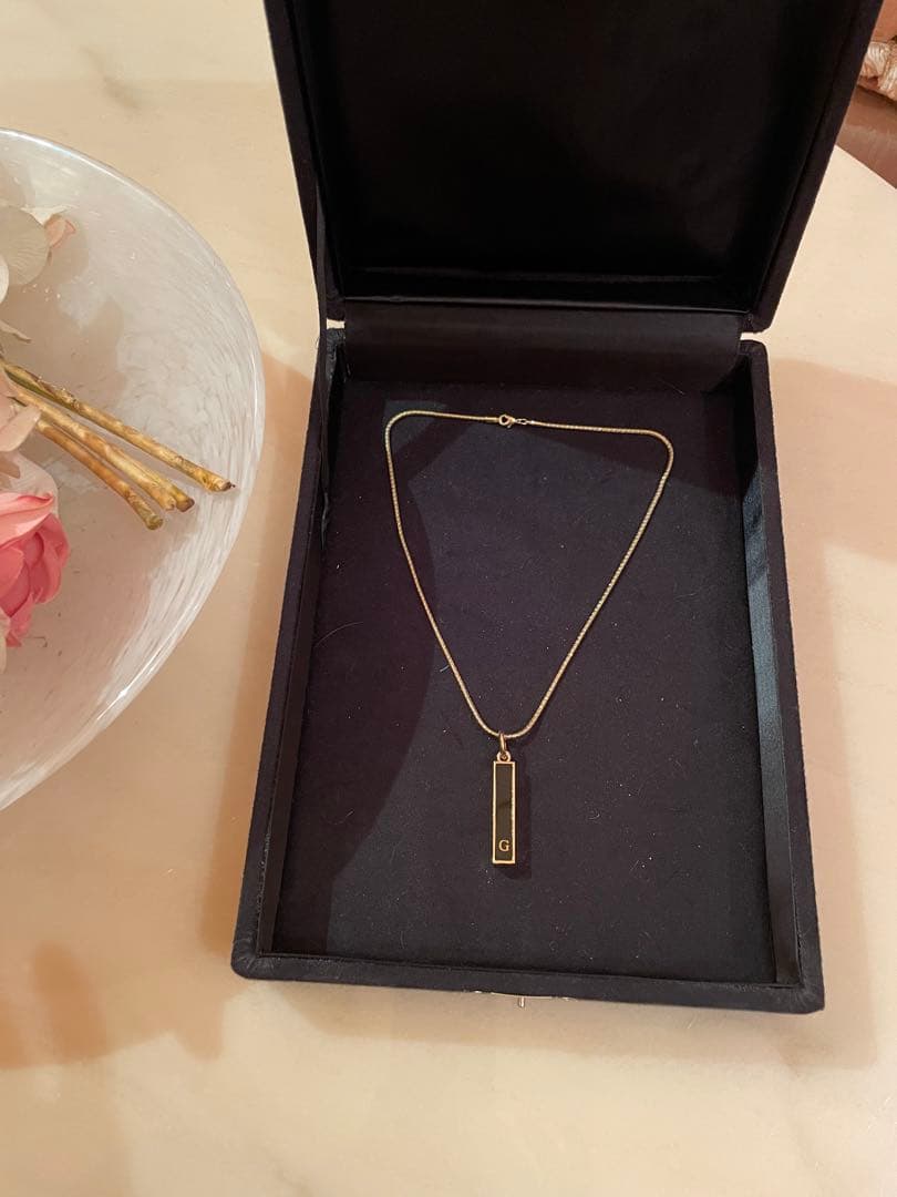 GUCCI❣️バータイプネックレス ‼️ブラック/ゴールド❣️新品未使用‼️レアデザイン