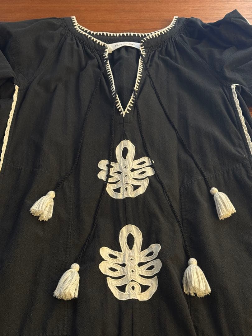 ヌキテパ　サラマリカワンピース　黒