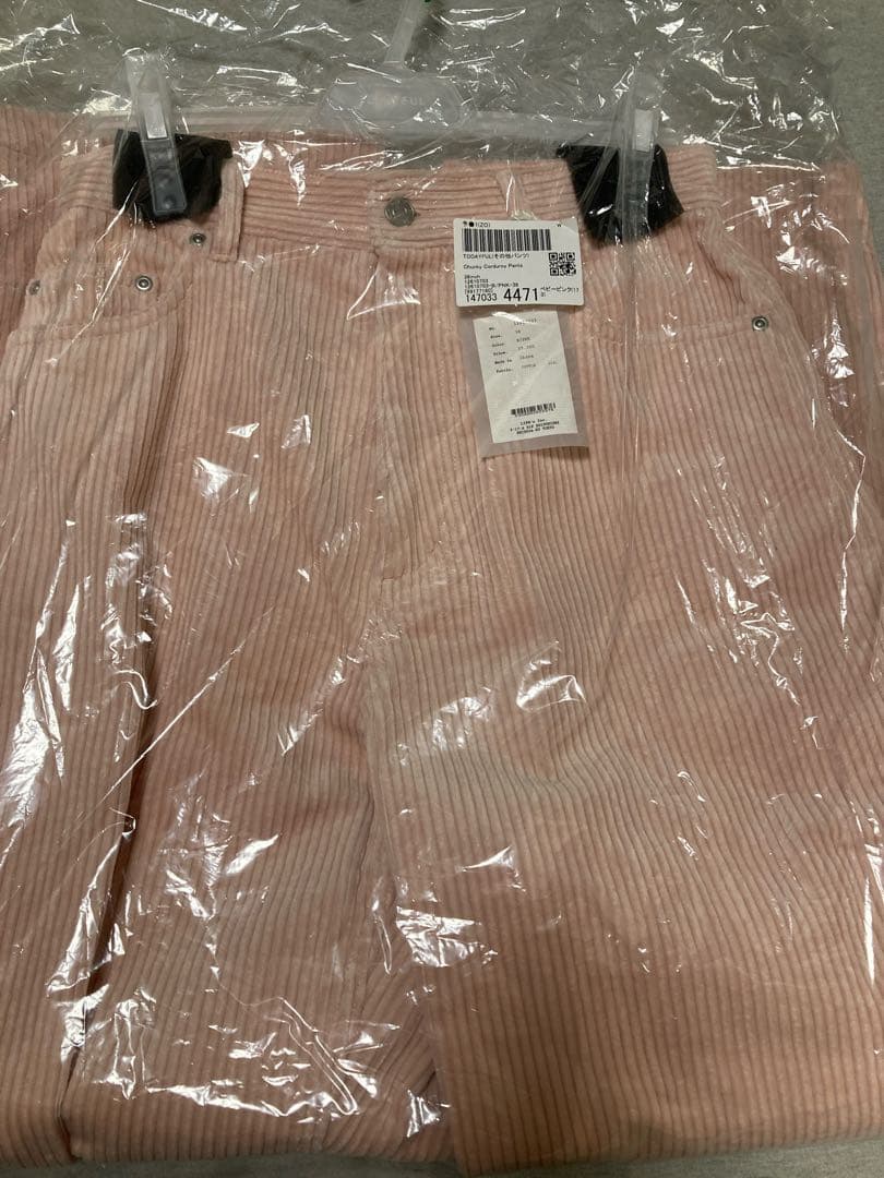 【新品】TODAYFUL Chunky Corduroy Pants 38