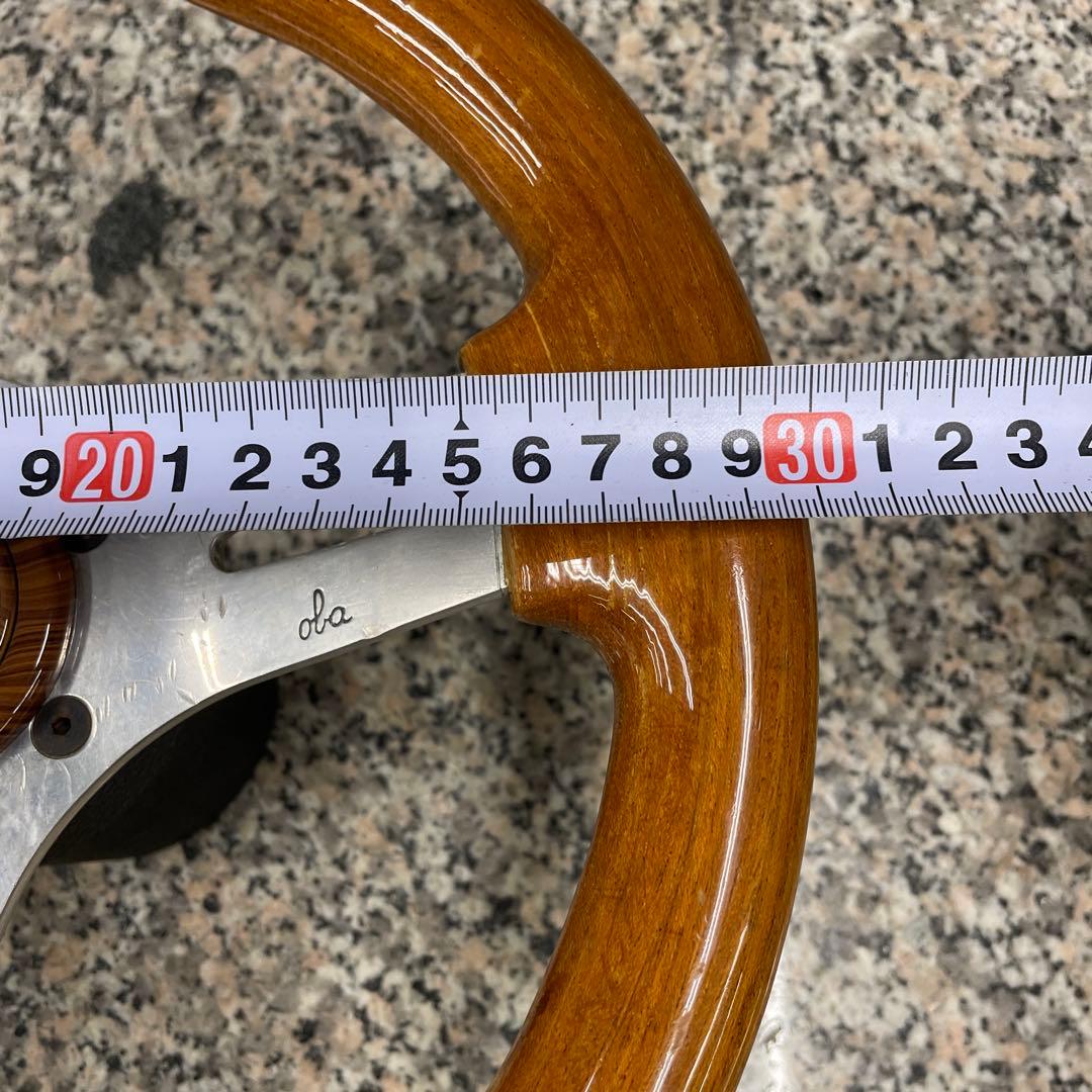 S*T様 ★OBA オバ ウッド ステアリング 当時物 ハンドル 自動車パーツ