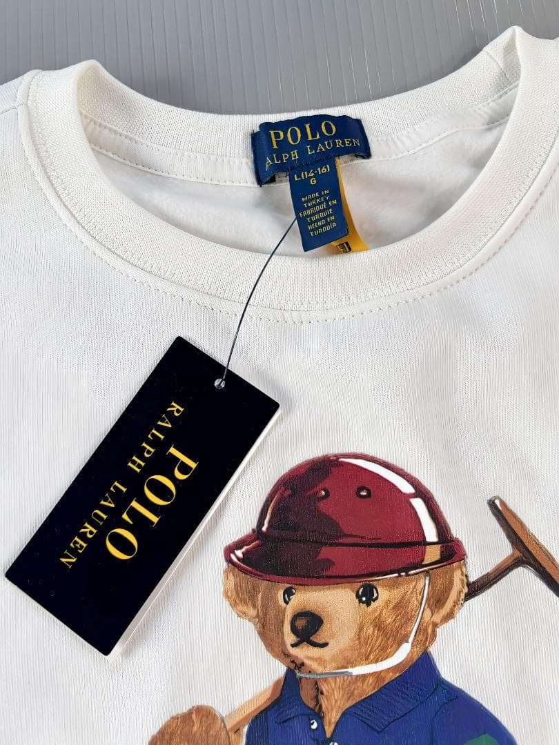 本日限定今季新作日本未入荷ラルフローレンポロベアスウェットボーイズL 160