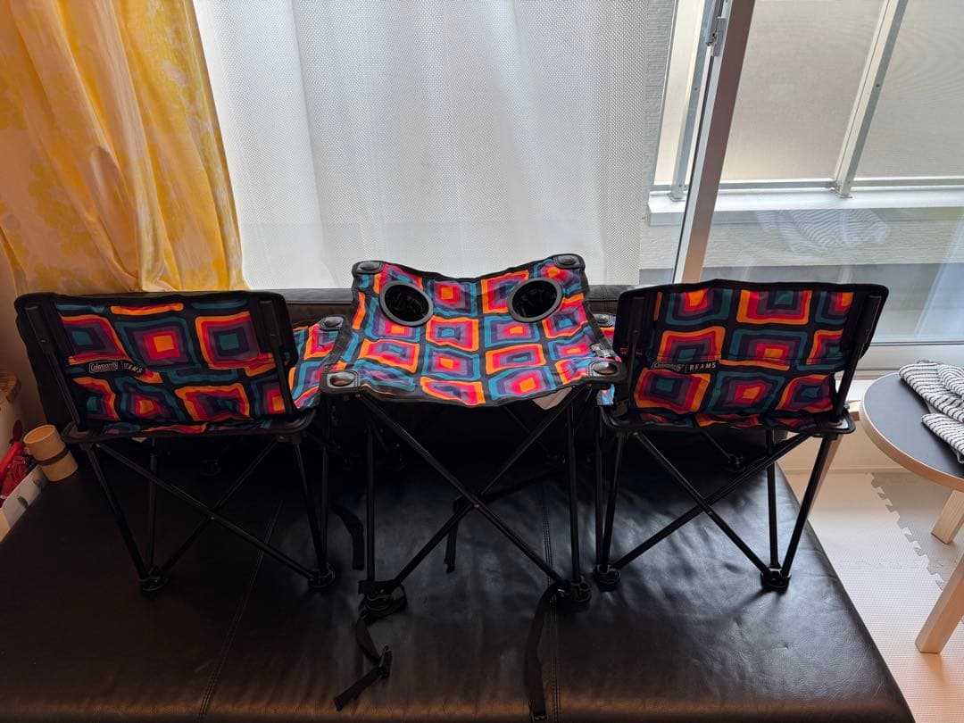Coleman × BEAMS / 別注 コンパクト チェア テーブル セット