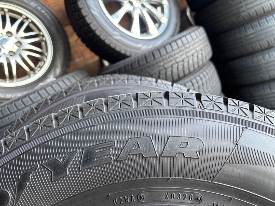 ◇送料込み◇ 225/70R16 中古スタッドレス新品ホイール4本