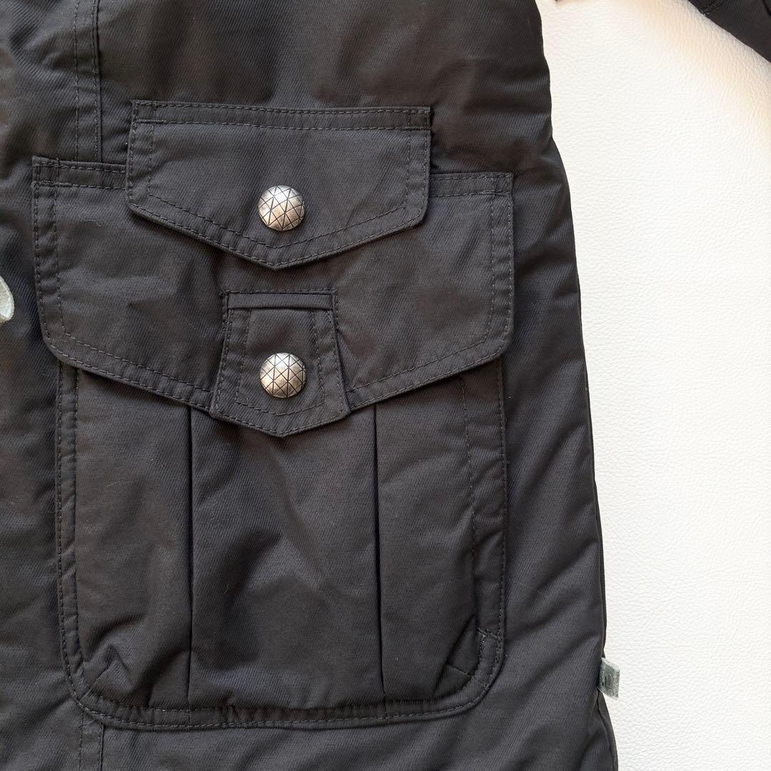 4477【美品】バートン スノボウェア レディース ジャケット 無地 ブラック