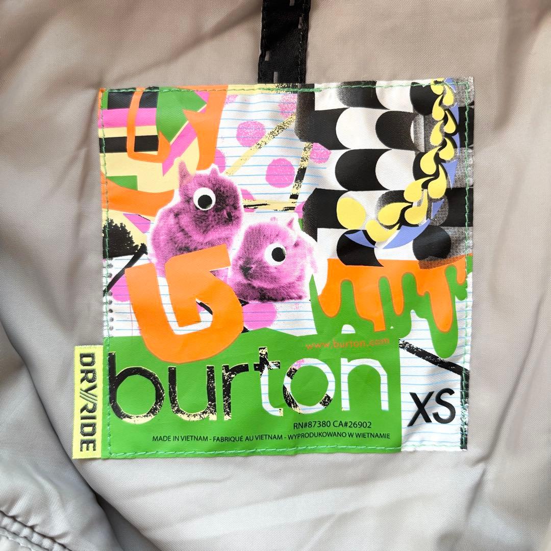 4477【美品】バートン スノボウェア レディース ジャケット 無地 ブラック