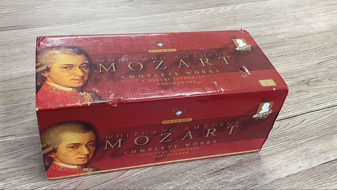 【170枚組】モーツァルト作品全集 CD-BOX ブリリアント・クラシックス
