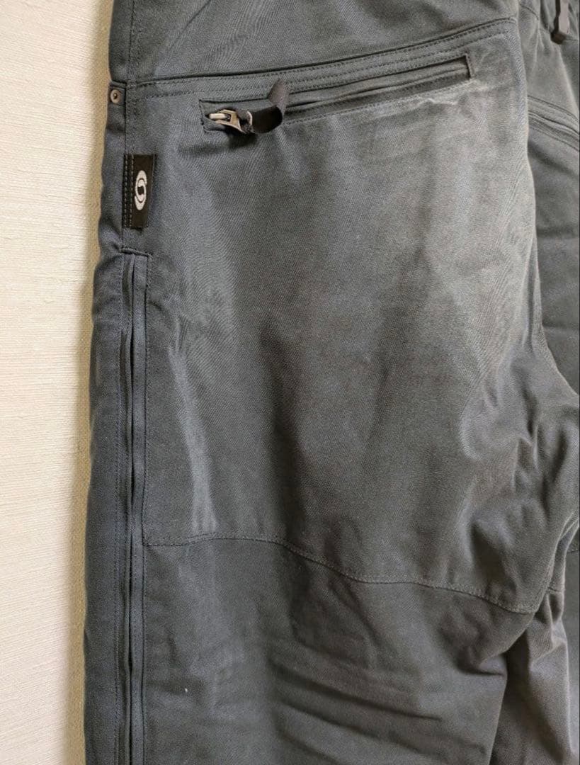 SALOMON スノーウェア 上下 メンズL カーキ オールドサロモン