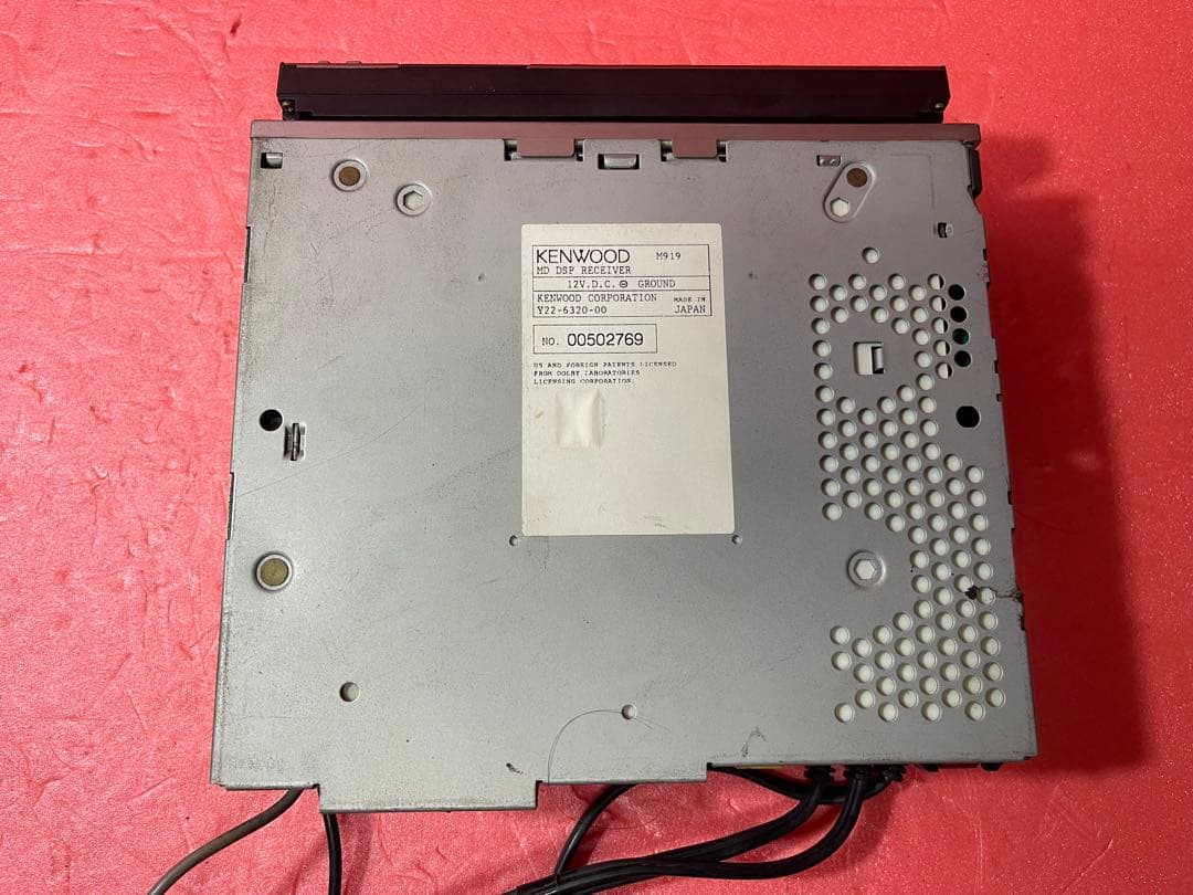 ケンウッド M919 MD DSP レシーバー 動作確認済み 日本製(260)
