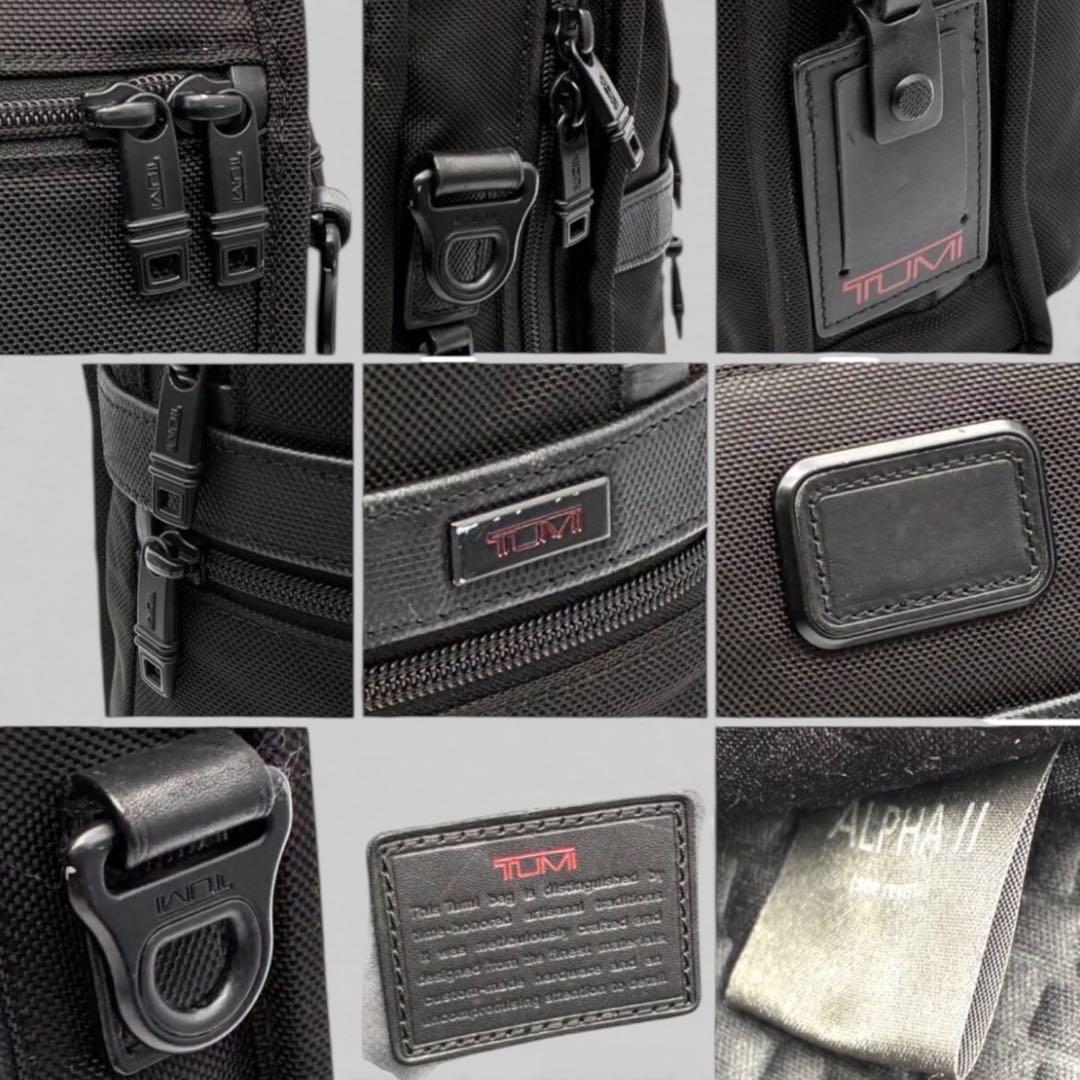 極美品 TUMI アルファ2 26114D2 ビジネスバッグ 黒 A4 PC可