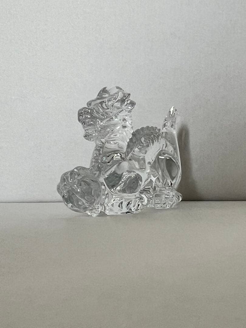 美品【バカラ 干支 ドラゴン】クリスタル置物 本体のみ