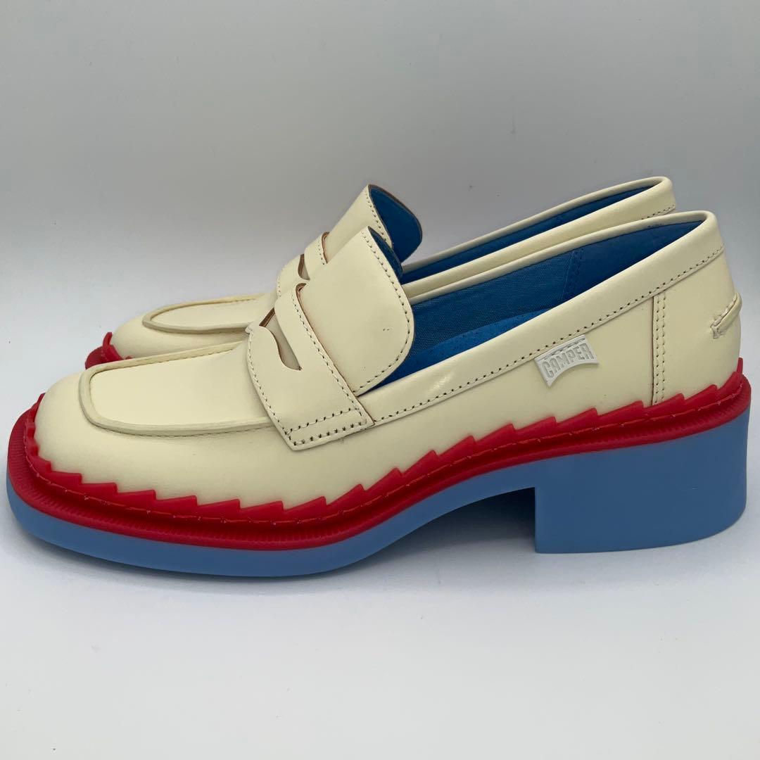 s*a様 ほぼ未使用●カンペール●ローファー Taylor サイズ39 ホワイト