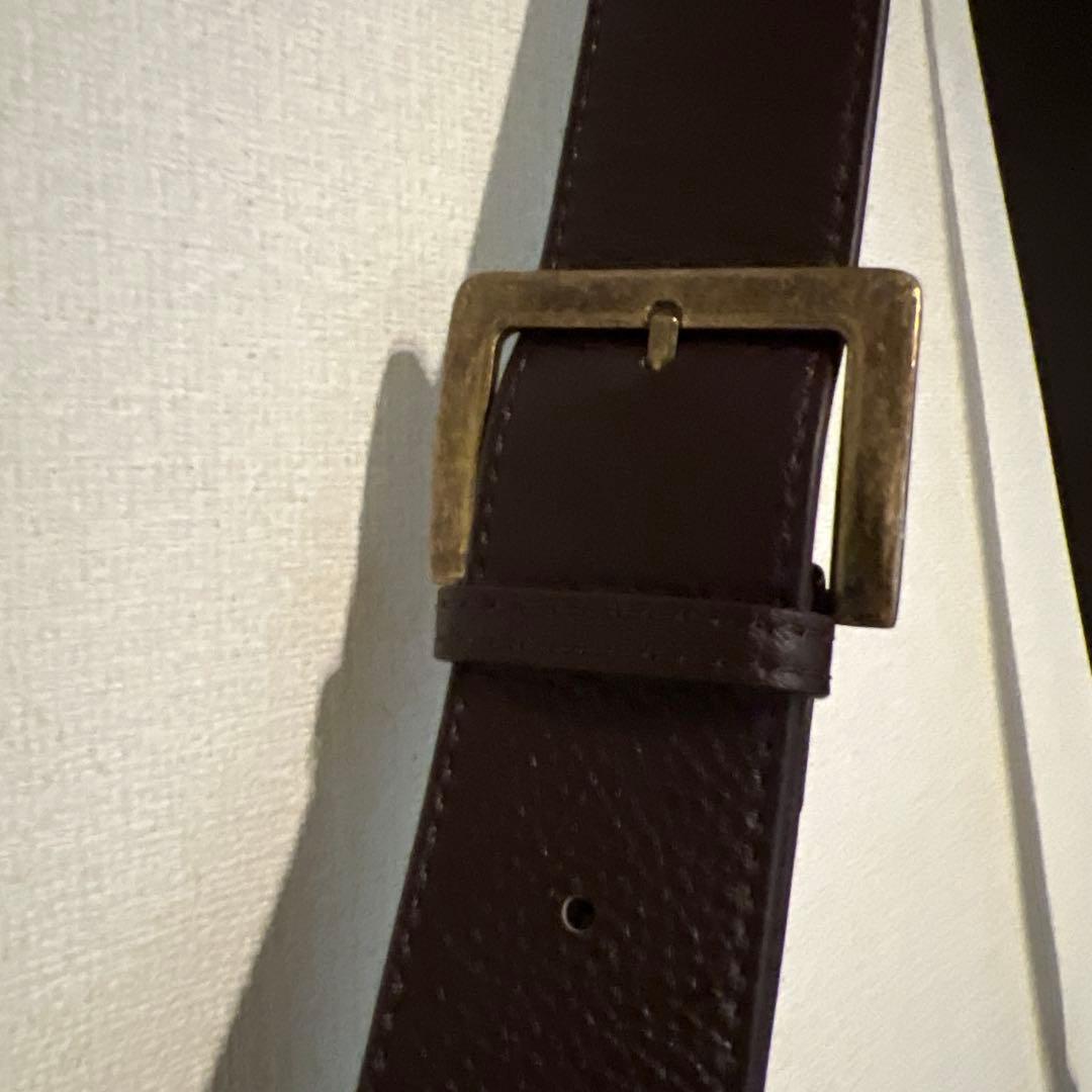 BEARDSLEY ビアズリー　レザーボディバッグ　ブラウン