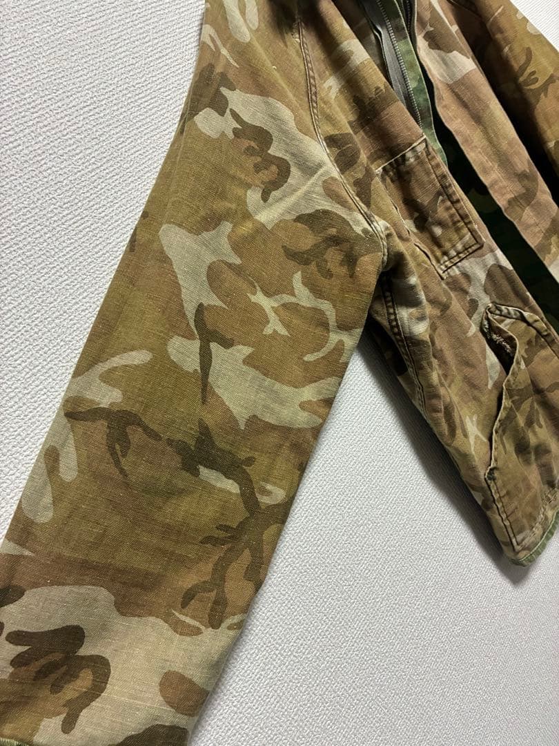 リバーシブル カモ柄ジャケット Ranger系 ミッチェルカモ系 ビンテージ
