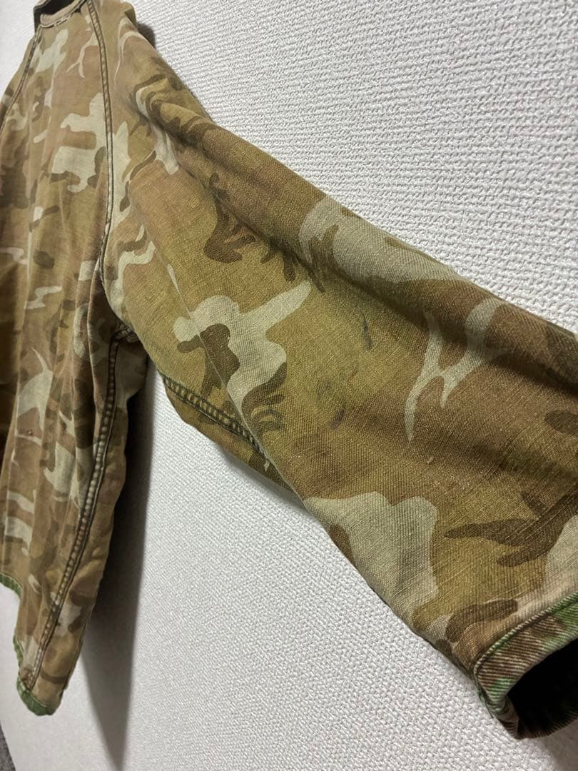 リバーシブル カモ柄ジャケット Ranger系 ミッチェルカモ系 ビンテージ
