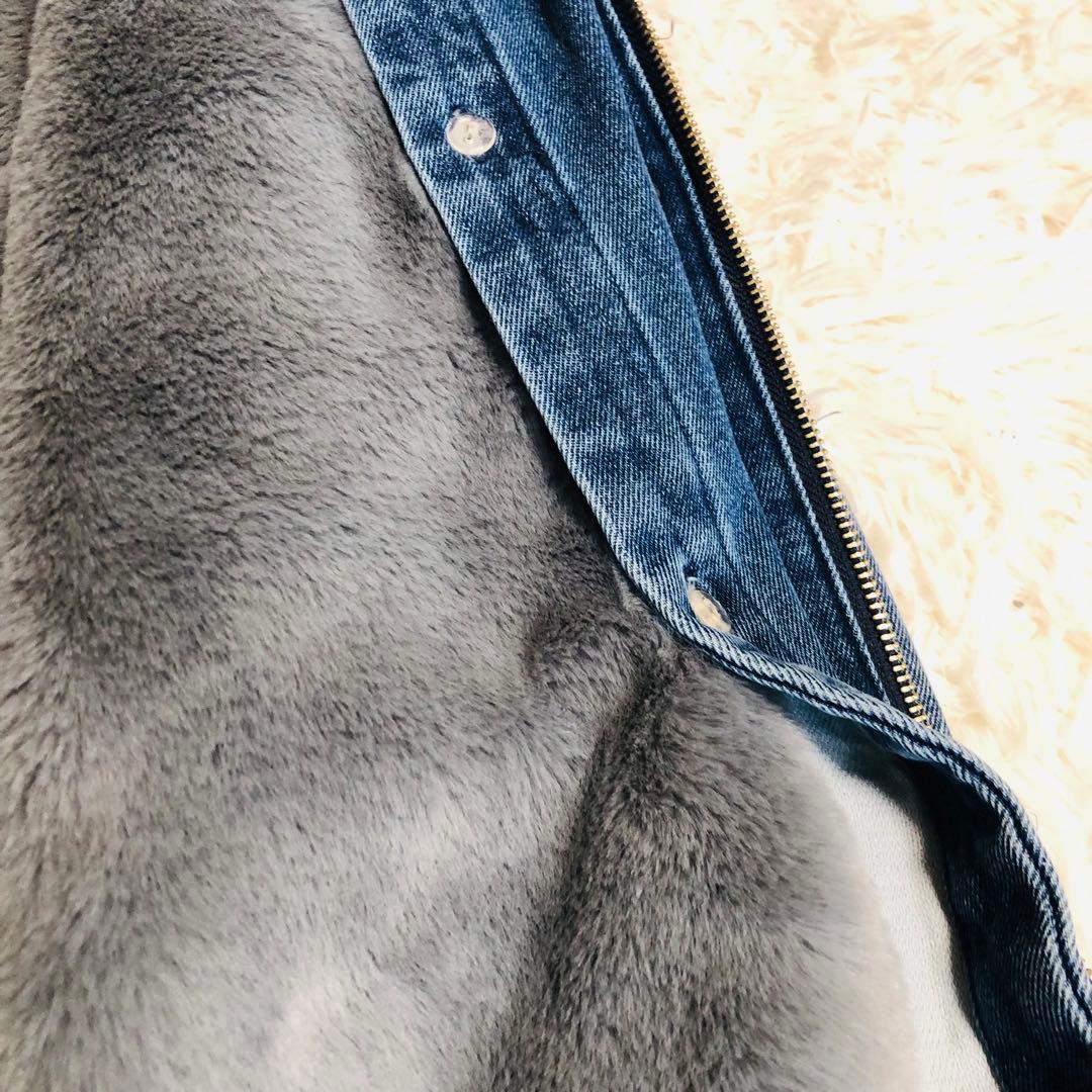 新品タグ付き　スコットクラブ　デニムコート　モッズコート　ボアライナー付き