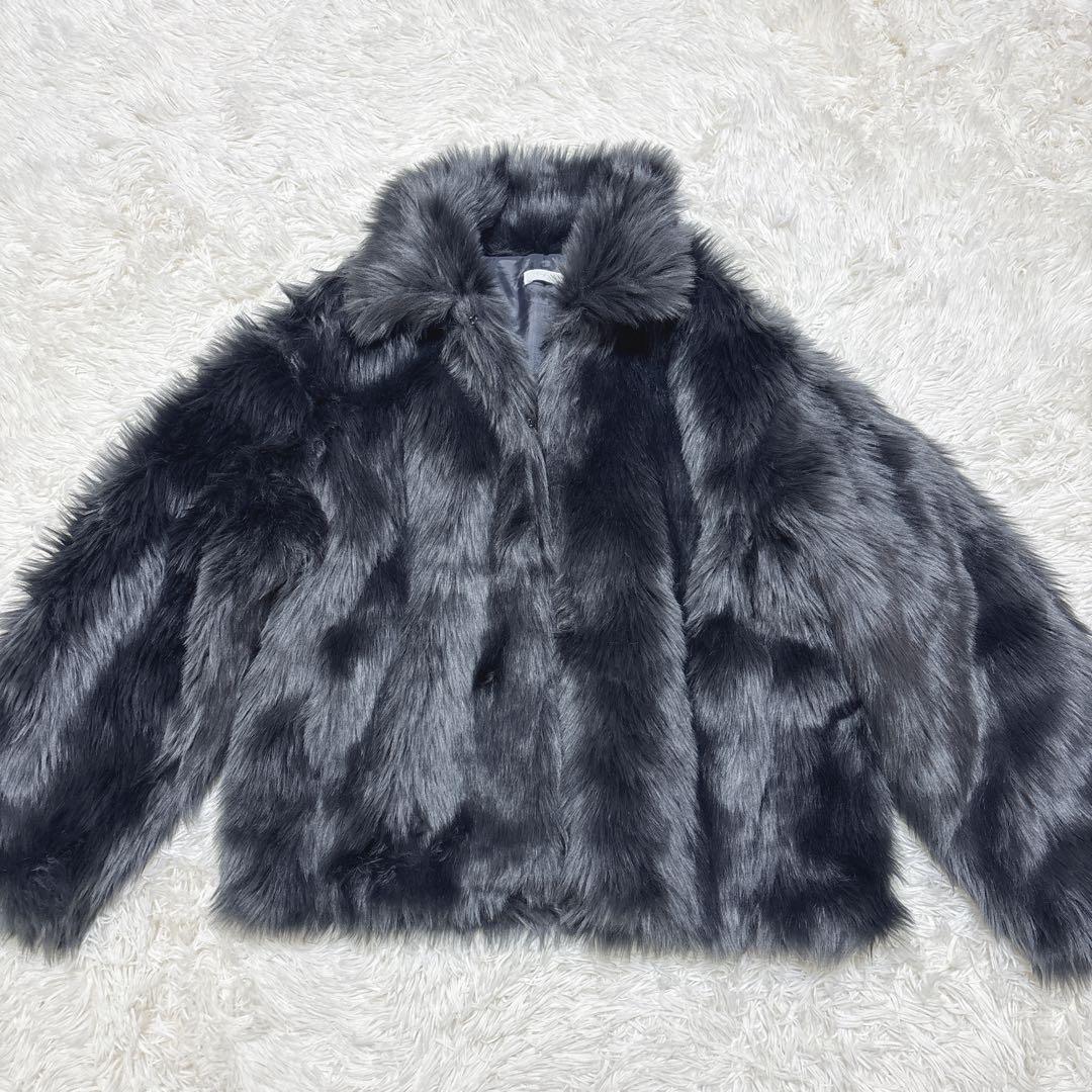 Ungrid ボリュームデザインファーコート