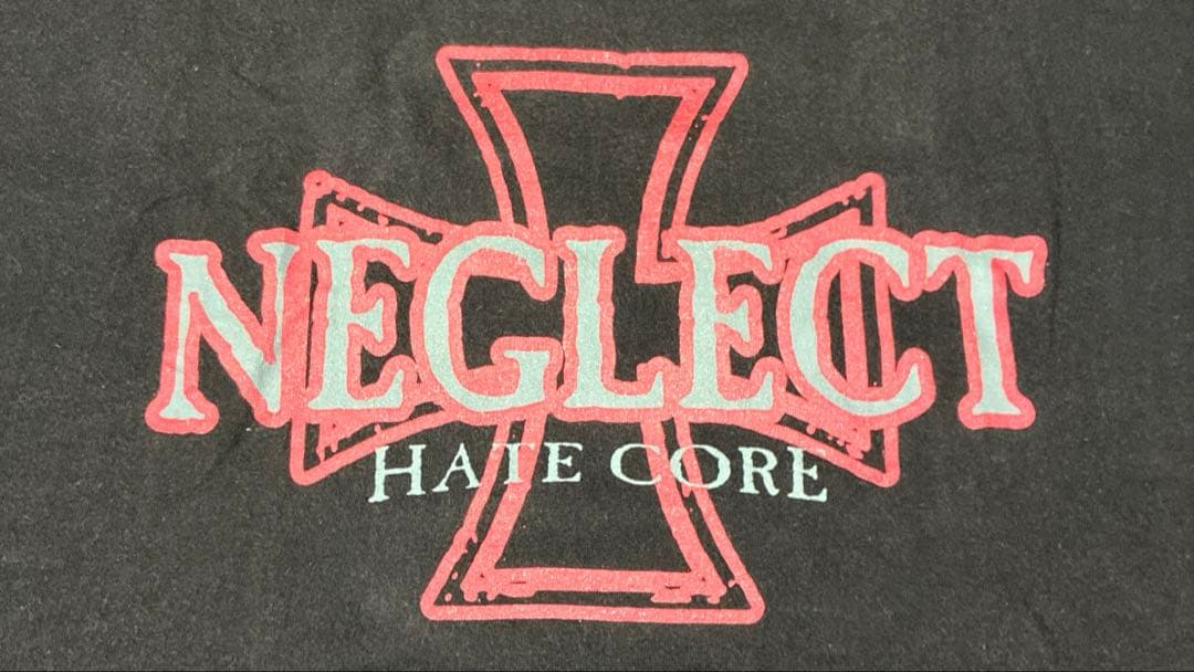 ミュージシャン 90s NEGLECT HATE CORE BAND T XL