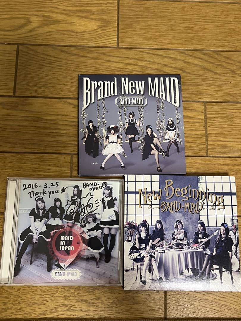 【希少】BAND-MAID インディーズ時代サイン入りCD 3枚セット