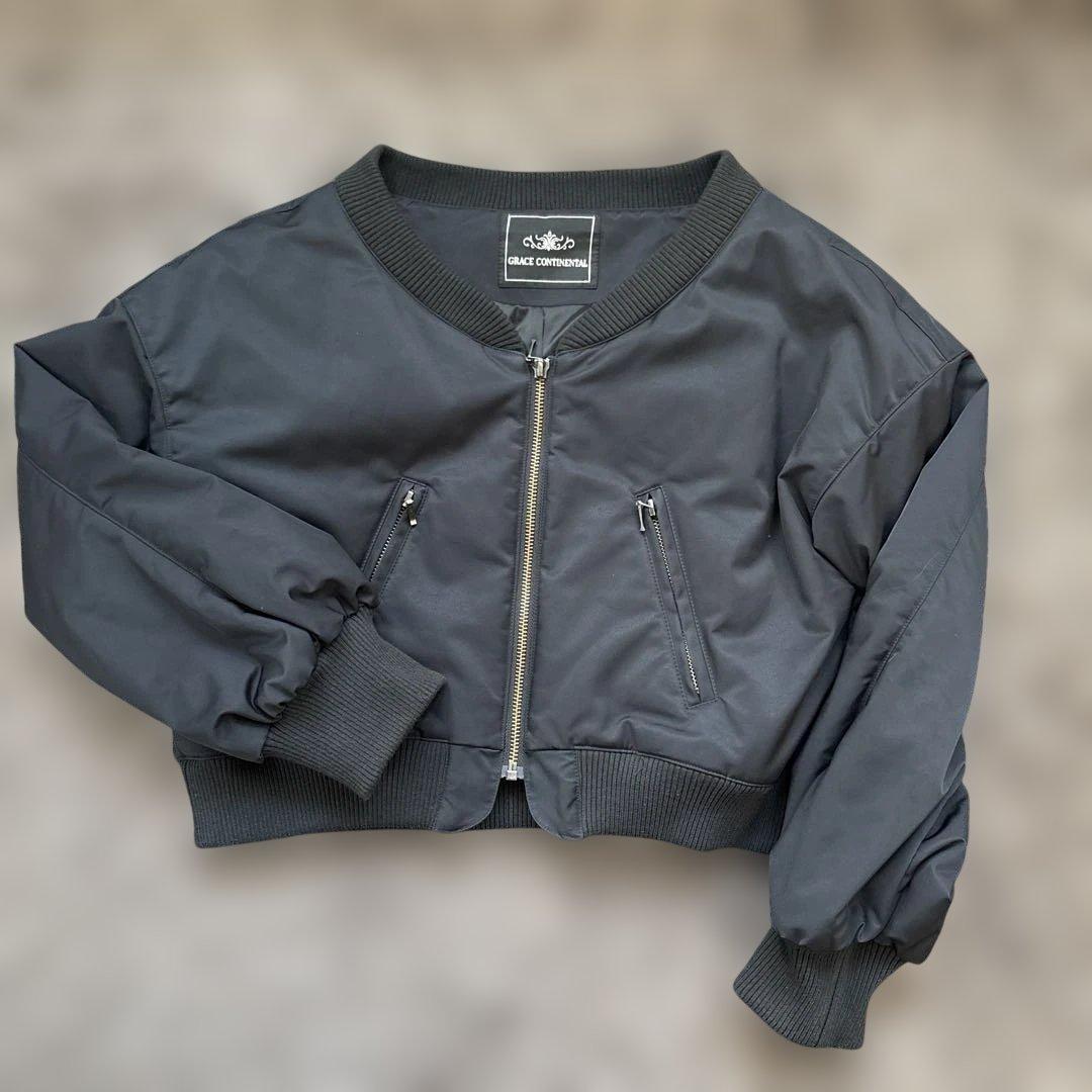 GRACE CONTINENTAL ブラック ブルゾン
