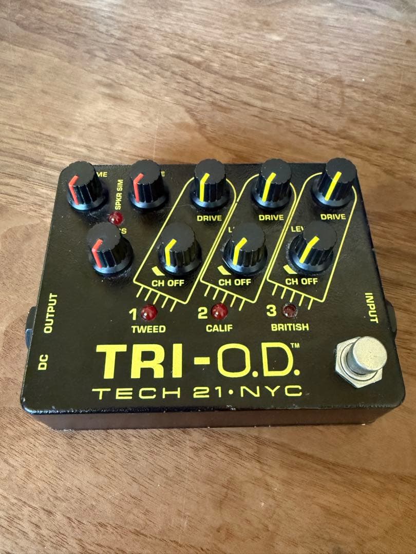 TECH21 TRI-O.D. TRI-OD ディストーション　オーバードライブ