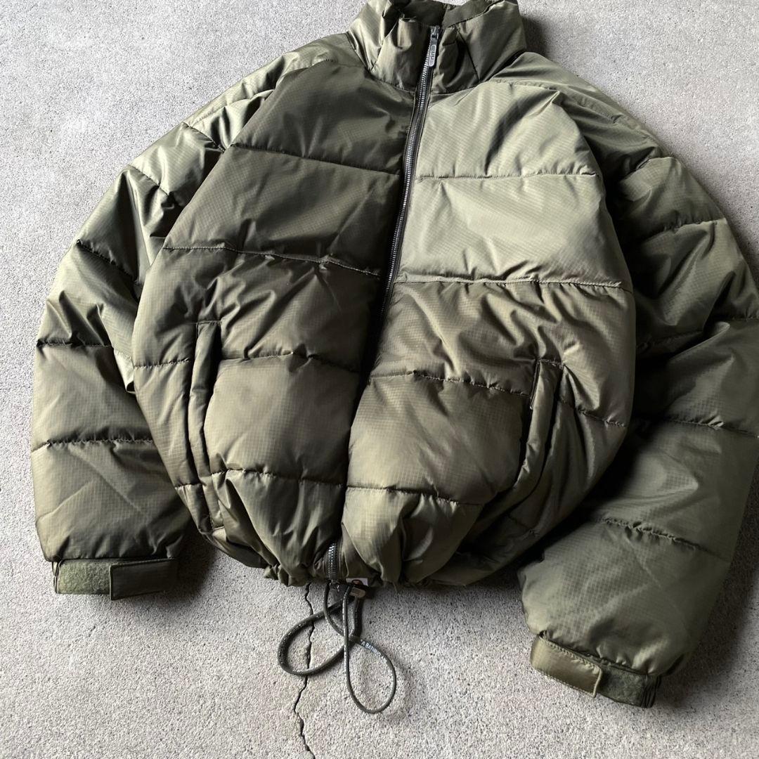 ジャケット・アウター 00s A BATHING APE puffer jacket khaki