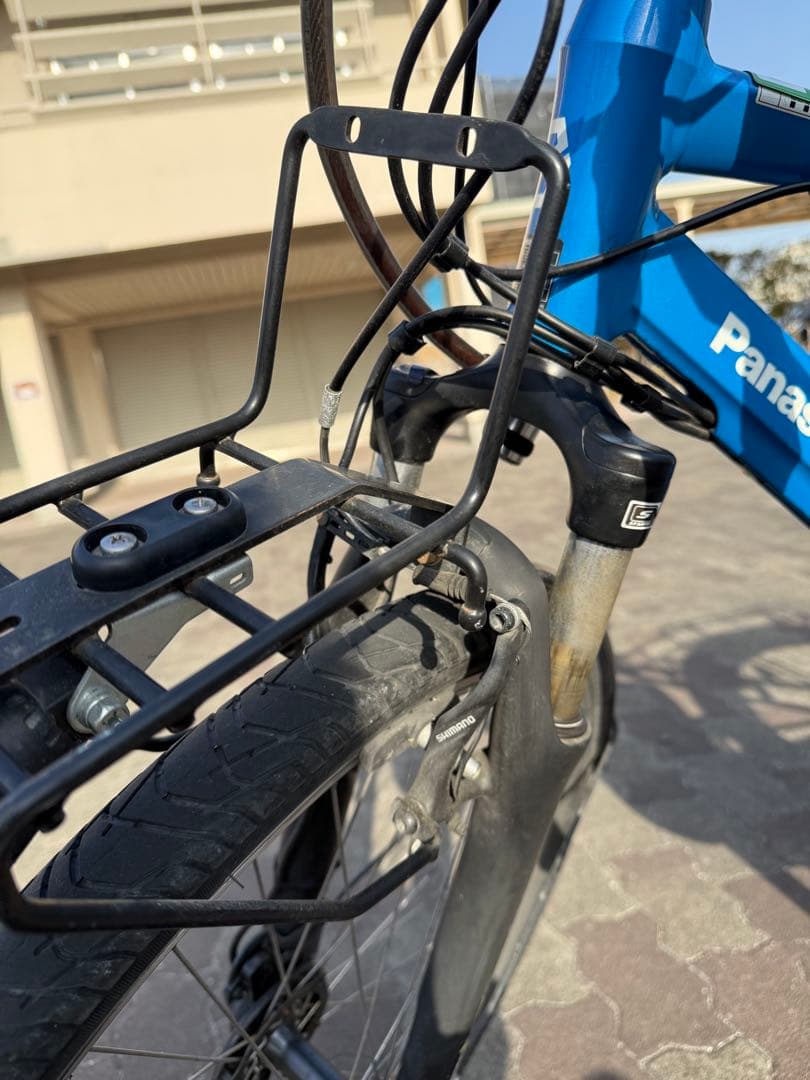 【引き取り】Panasonic ハリヤ電動アシスト自転車 ブルー