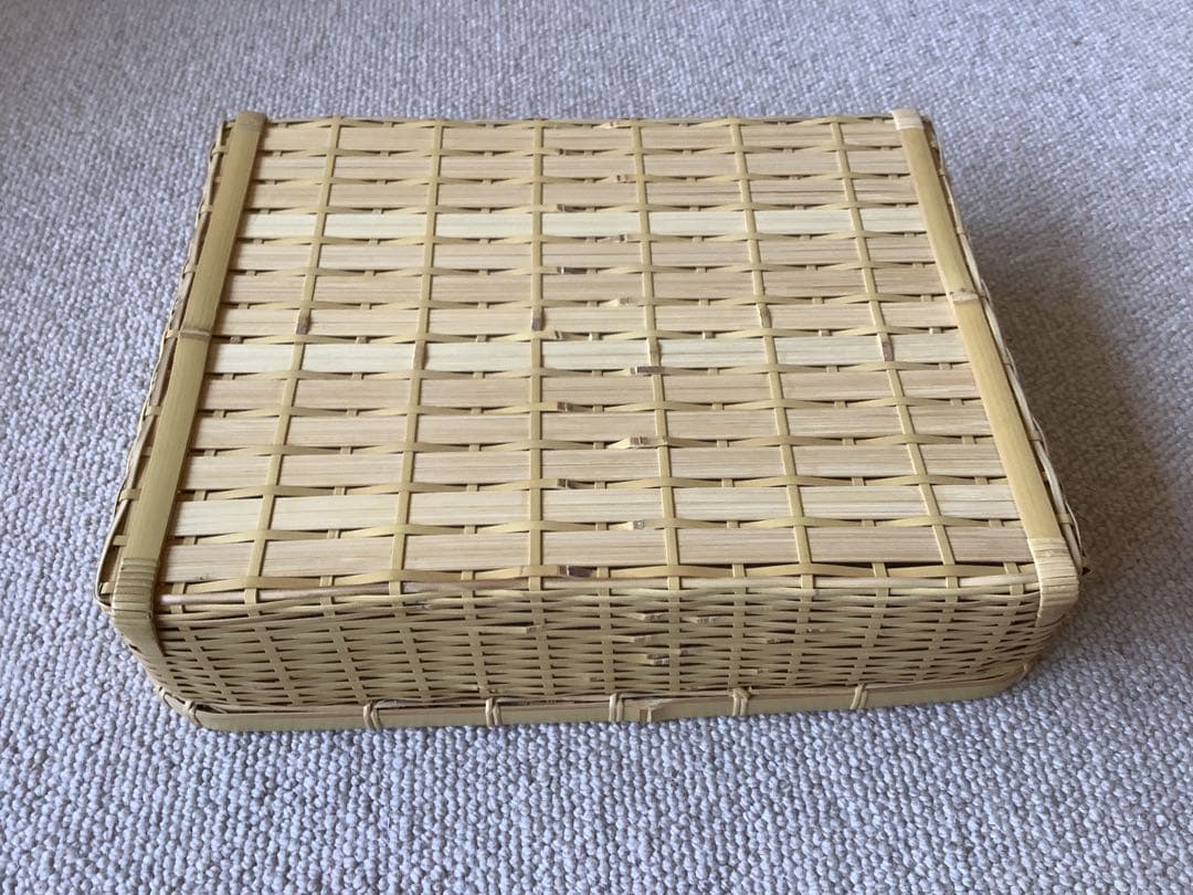 竹製 整理かご（中川政七商店、吉田直樹（吉田竹物）作）浅型 大