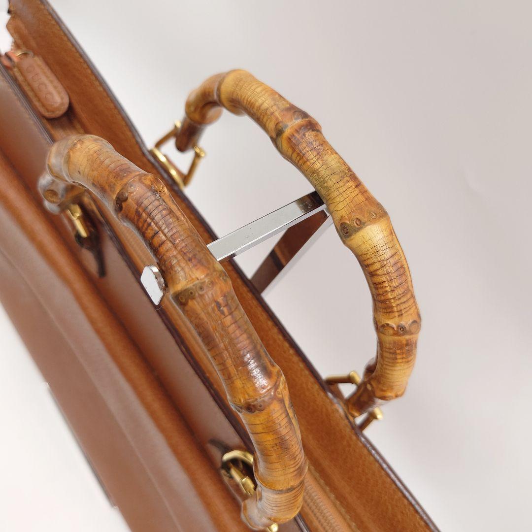 GUCCI ブリーフケース バンブー 2way ビジネスバッグ グッチ