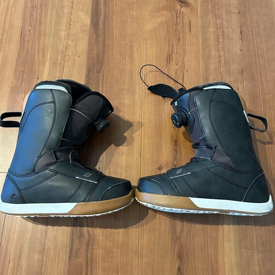 K2 女性用 スノーボードブーツ 24.5cm ブラック　boa