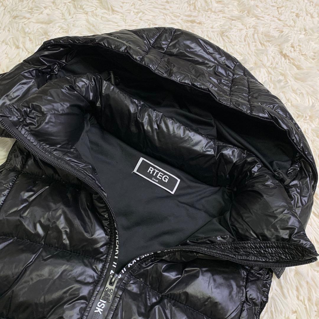 美品✨RETRO ENGINE ブラック　キルティング　ベスト　サイズS