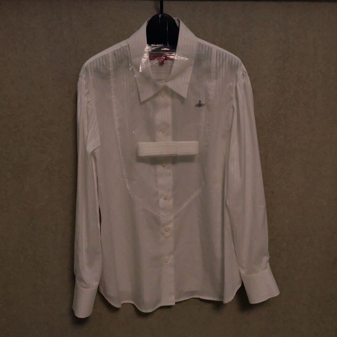 Vivienne Westwood ホワイトストライプシャツ 01