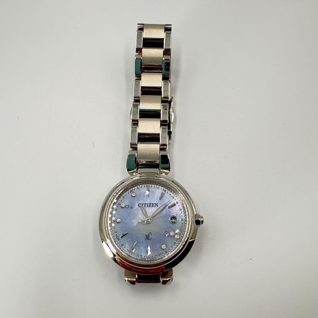 希少✨美品✨1600本限定モデル シチズン クロスシー　ダイヤモンド 白蝶貝