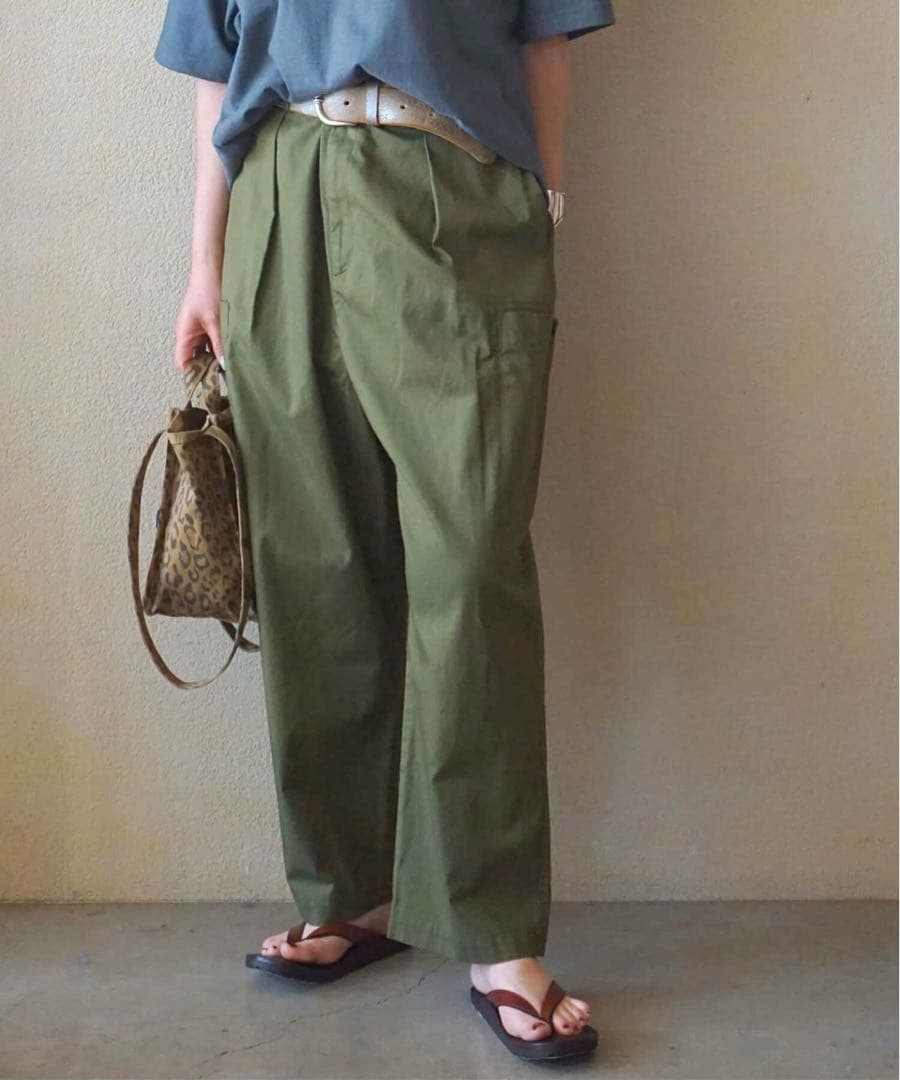 JOURNAL STANDARD LUXE ワークパンツ カーキ