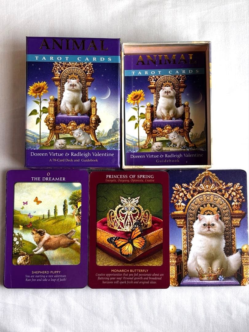 【正規品タロットカード】アニマルタロットカード　英語版