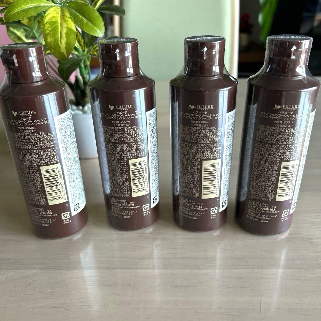 【新品未使用】フューチャーラボ ヘアボーテボタニカルカラークリームシャンプー