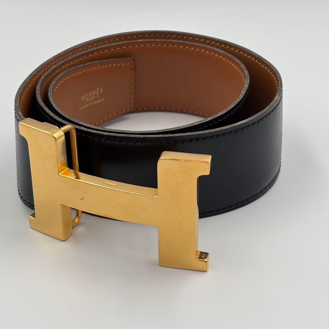 ❣️美品❣️HERMES エルメス コンスタンス H金具 ゴールド ベルト レザー
