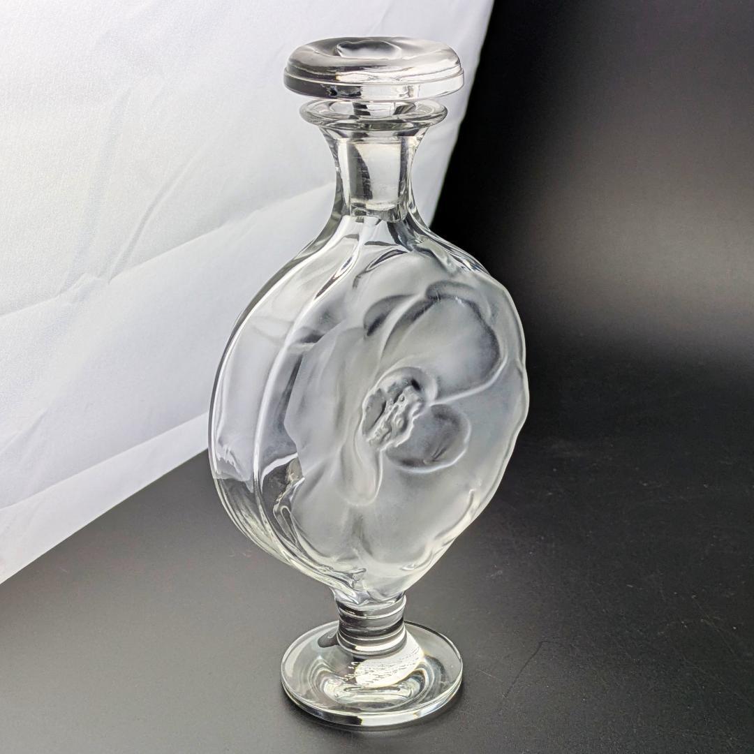 m*i様 ラリック Moulin Rouge 香水瓶 フロストガラス 花モチーフ