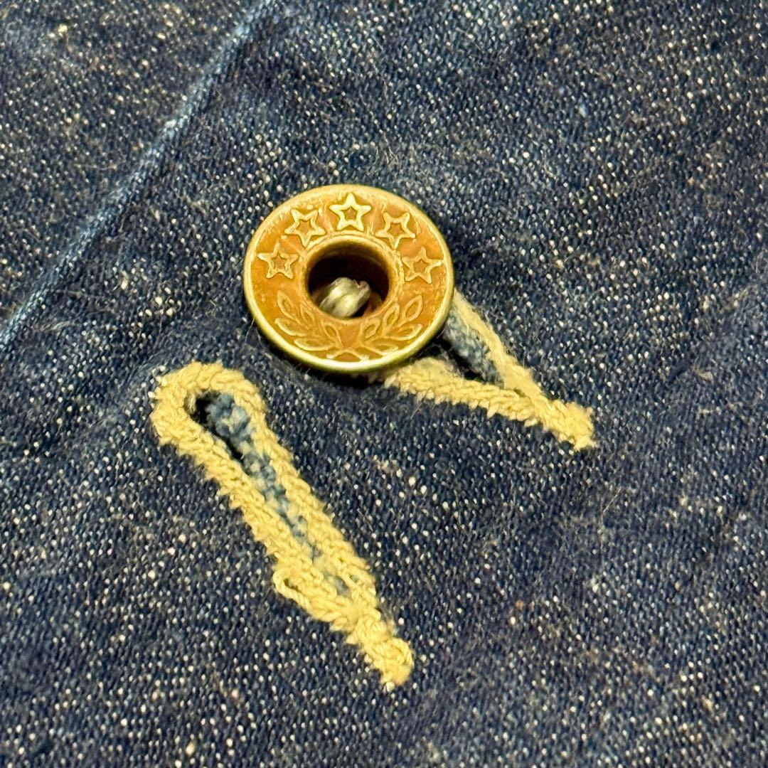 【美品】オアスロウ 40s カバーオール デニムジャケット 月桂樹 大戦