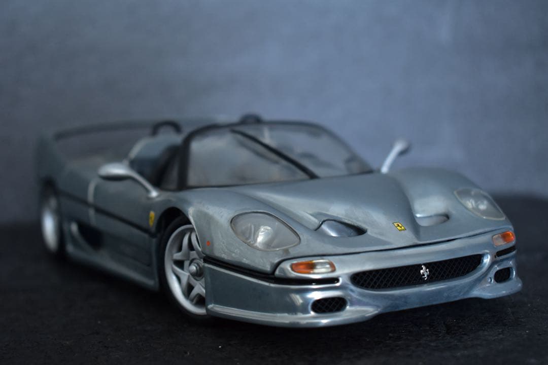 1/18 ホットウィール フェラーリ F50 ZAMAC 4台セット