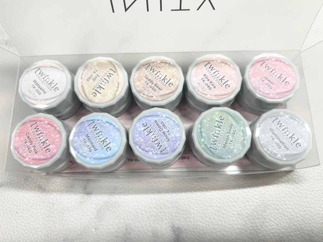 INITY Twinkle Gel 10個セット＋パーツセット
