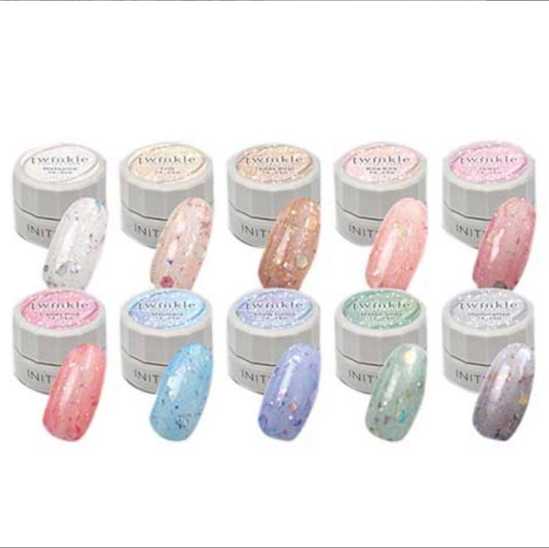 INITY Twinkle Gel 10個セット＋パーツセット