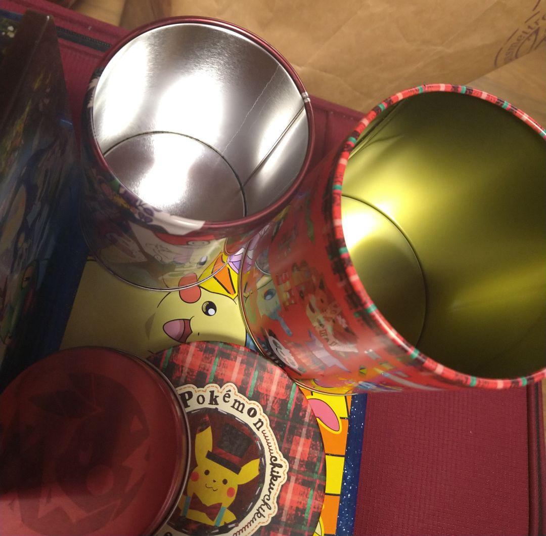 ポケモン　空き缶　空缶　お菓子缶　ケース　　　 クッキー缶　非売品　ボックス